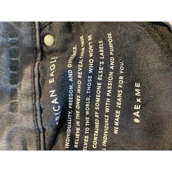 American Eagle Next Level Flex Slim Straight Jeans - Dark Wash - Picture 4 of 5